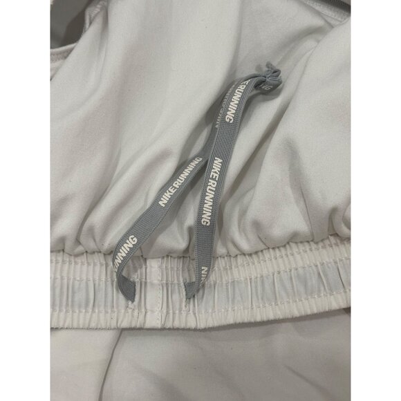 Nike Dri-Fit Running Shorts White Sz Small Pull On Swoosh Workout Sportswear Gym - Picture 4 of 7